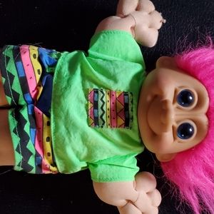 Vintage troll plush